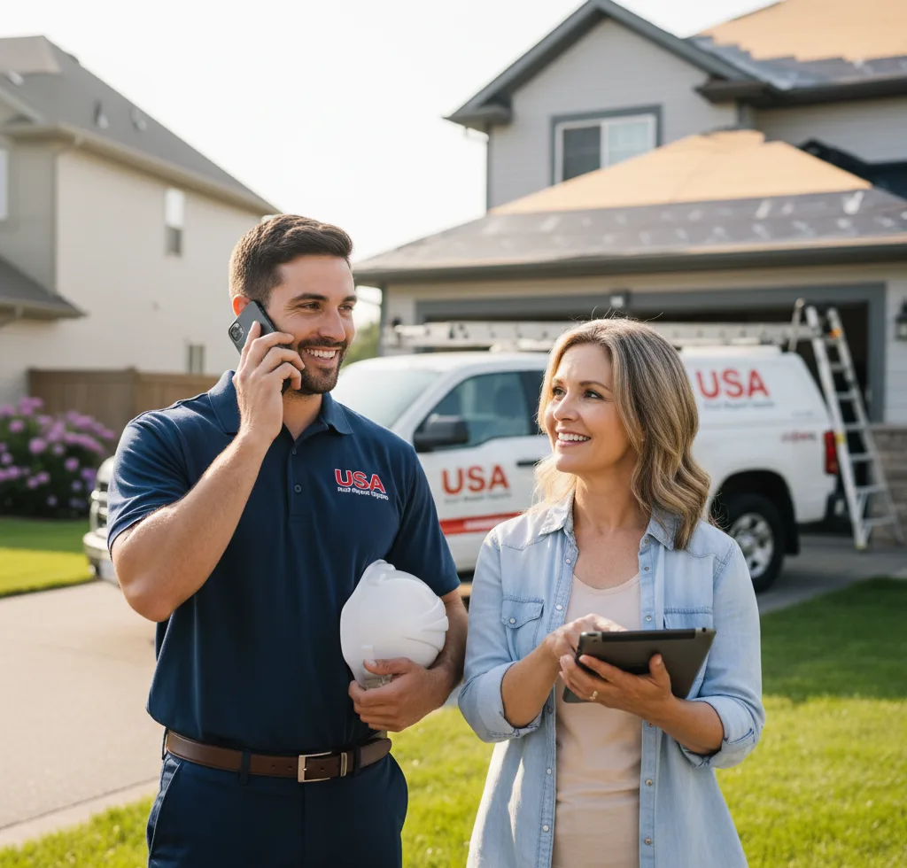 USA Roof Repair Experts customer support in New Waterford